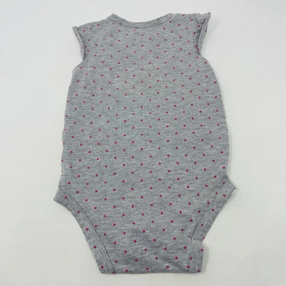 Carters Baby Girls 18 Months Fruit & Polka Dot Bodysuit Pants 3 Piece Set 1703‎